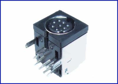 China Mini Din Connector 8pin female Socket S terminal for sale