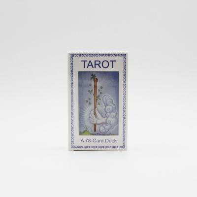 China Plastic Wholesale Custom Printed 100% Tarot Family Party Board Game Cartas De Tarot PVC Waterproof Tarot Deck Plastic Card for sale