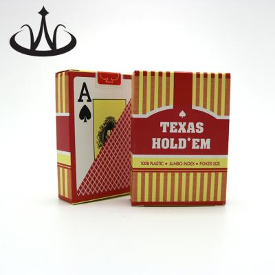 China Playing Card 100% Plastic GOLD PLASTIC NEW Branded Playing Cards for sale