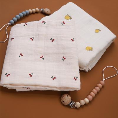 China Breathable Skin-friendly Organic Cotton Baby Blanket High Quality Organic Cotton Baby Blanket For Kids for sale