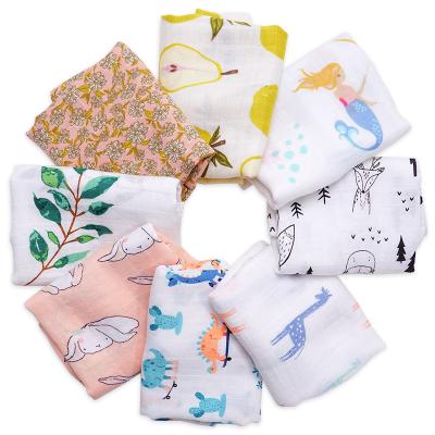 China Bath Baby Burp Tissues Towel Accessories 60*60 Muslin Wrap Wrap Bamboo Covering Baby for sale