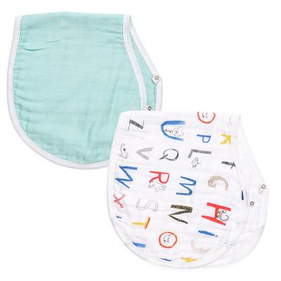 China New Toweling Muslin Bamboo Antibacterial Cotton Burp Cloth Bib Baby Plain for sale