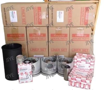 China Engineering Machinery Engine High Quality Machinery Repair Kit 4JG1 Liner Kit Excavator Engine Parts Piston Liner Ring Set For Isuzu for sale