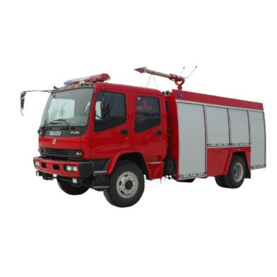 China Stainess Steel Factory Supply Fire Fighting Truck I-SUZU 4*2 Water Foam Emergency Fire Truck for sale