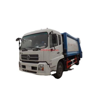 China New Hotels Diesel Garbage Truck With Side Loading Garbage Bin Truck for sale