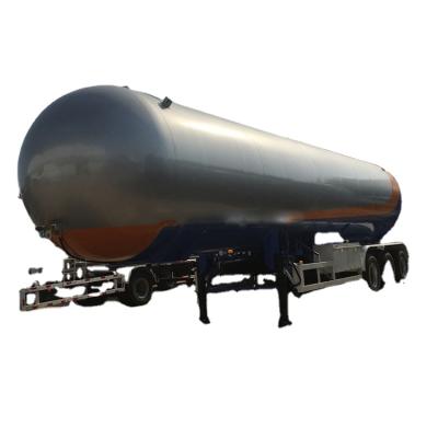 China Carbon Steel Power 3 Axles Gas Tank And Delivery Trailer Truck Price for sale