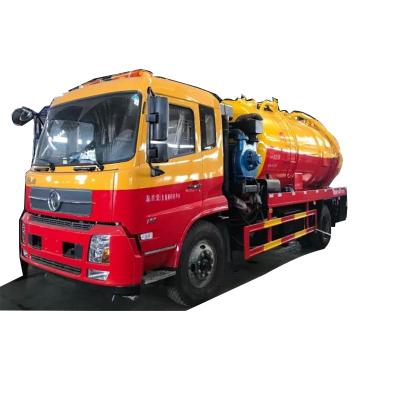 China Carbon Steel Dongfeng Tianjin 14 CBM Suction Sewage Cleaning Truck for sale