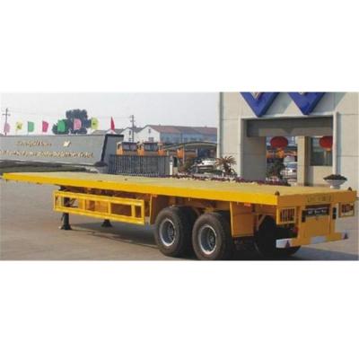 China Truck Trailer 40 FEET Double Deck Container Semi Trailer With Boggie Suspension for sale