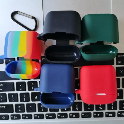 China NEW Protective Silicone Wireless Earphone Earphone Case for BOAT Airdoper 131 Radio Earbuds with Suitable Carabiner for sale