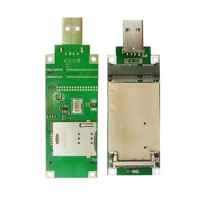 China M2M and IoT Applications Mini PCIe WWAN Card to USB Adapter with SIM Slot for 3G 4G Minipcie for for EP06-E EP06-A EC200T-EU EC25-EUX SIM7600 G-H Module for sale