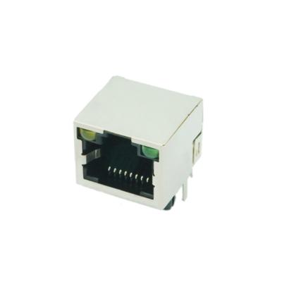 China RJ45 Network Connector RJ45 Network Connector FC601-56S-LED RJ45 Network Interface Network Transformer Housing With Light Weight 8P8C-1X1 for sale