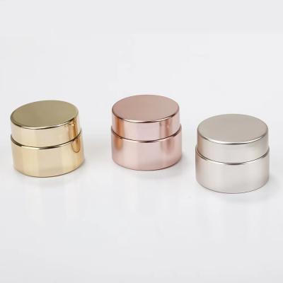 China 5g 5ml Glass Jar Cosmetic Cream Container Plastic Cream Jar Skin Packaging for sale