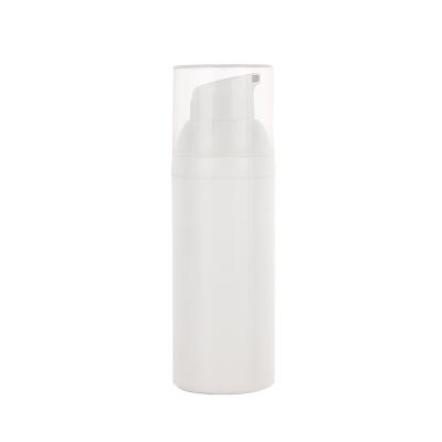 China Small and exquisite white empty plastic bottle cosmetic skin care cosmetic bottle for sale