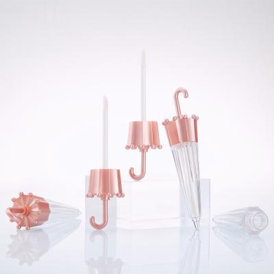 China Mini Cosmetic Umbrella Shape Factory Price Wholesale Empty Lip Gloss Tube Container for sale