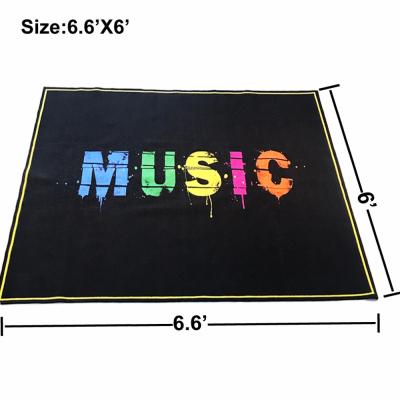 China Eco-friendly.anti-slip.water-proof Noiseproof Custom Logo Drum Blanket Drum Mats for sale