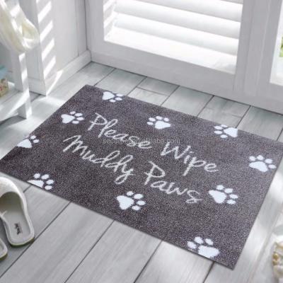 China 2017 Hot Selling Adhesive-Protective Paw Print Entrance Anti Slip Mats for sale