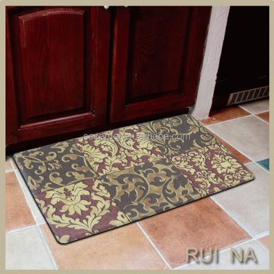 China Adhesive-protective Home Floor Mat Kitchen PVC Waterproof Anti Fatigue Kitchen Mat for sale