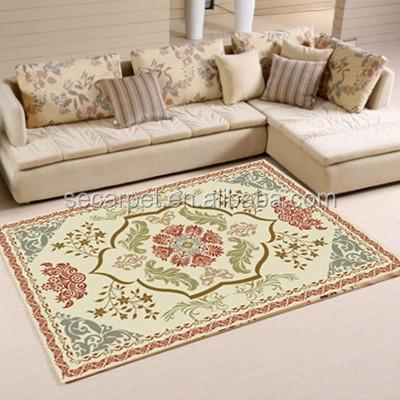 China Latest Palace Style Living Room Polyester Upper Tier Carpet for sale