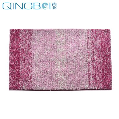 China Anti-Slip Pink Blanket For Living Room Home Shaggy Area Rugs Microfiber Toilet Bathroom Blankets Set for sale