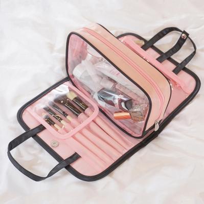 China New Arrival Dustproof Shockproof Waterproof 2 in 1 Travel Pouch Cosmetic Bag Makeup for sale