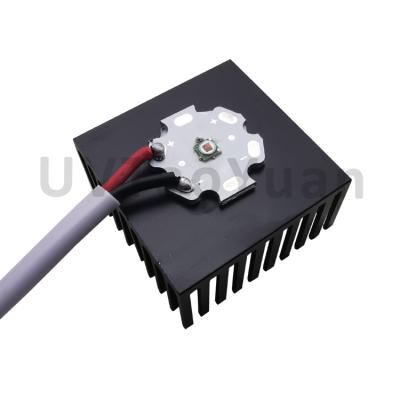 China 3W Small UV Curing UV Led Module 380nm 385nm 395nm 405nm Led UV System for sale