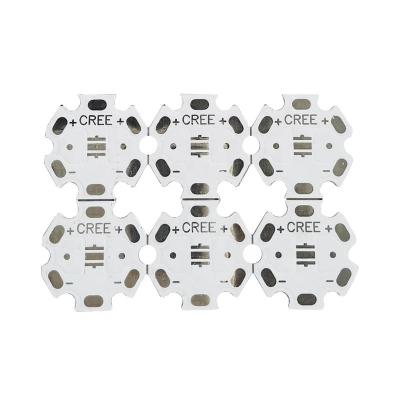 China Low Board Aluminum PCB For SMD3535 Led High Power Base 20mm Aluminum Star PCB for sale