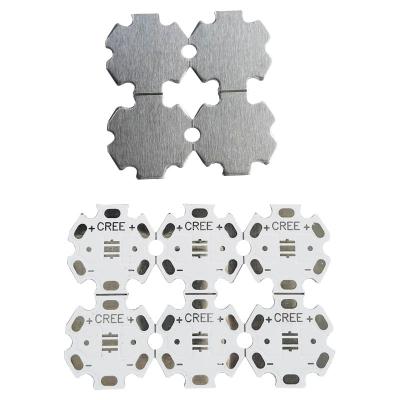 China Hot Selling Star Base 20mm Aluminum PCB Base Aluminum Panel White SMD LED PCBA for sale