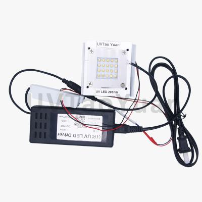 China INGAN Deep UV LED Light 295nm 20 Chips UV-C Module High Power UVB Light Source for sale