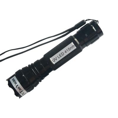 China High Intensity LED Flashlight 415nm 3W Detection and Ignition for sale