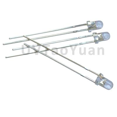 China INGAN 3mm 940nm 850nm IR LED Long Pin Infrared Light LED Diode for sale