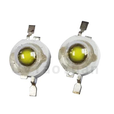 China Mobile Phone Flash 1W 3W LED Lamp Beads Display Cabinet Warm White Light Chip for sale