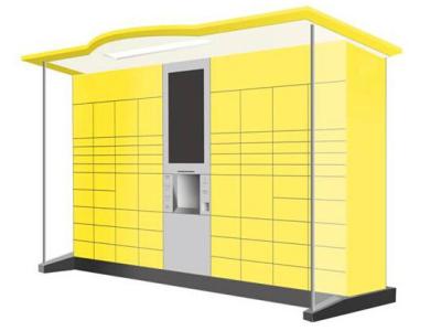 China 16 Door Parcel Pending Lockers Heat Resistance Environmental Friendly for sale