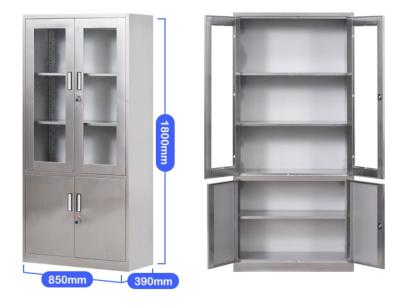 China Book Storage Metal Vertical File Cabinets , 4 Door Metal Filing Cabinet for sale