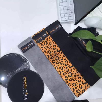 China Lasting Ins Popular Cheetah And Yoga Marble Printing Breaking Circle Non Pull Up Aid Bands Bandas De Resistencia Resistance Band for sale