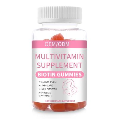 China Private Label Multivitamin Supplements Biotin Collagen Gummies Vegan Vitamin Hair Skin Nails B1-1 for sale