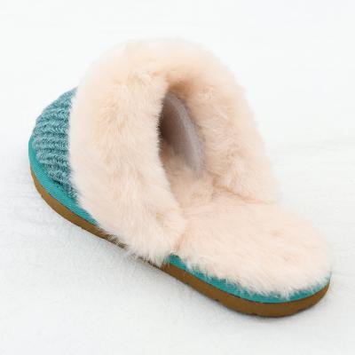 China Fashion trend good prices women's slippers winter high quality home slippers wool warm women home shoes for sale