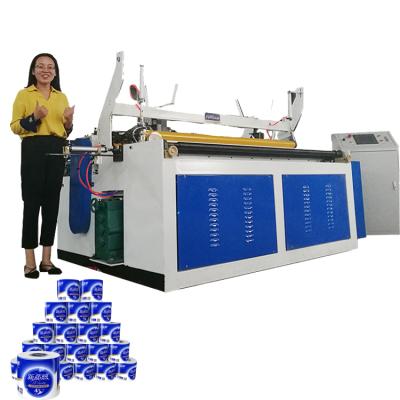 China Semi Or Full Automatic Tissue Paper Toilet Paper Roll Making Machine Price for sale