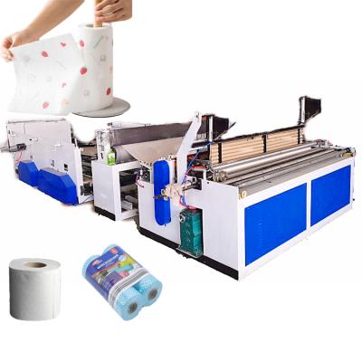 China 1880 Hotels kitchen paper towel and toilet paper making machine small for home business toilet paper machine for sale