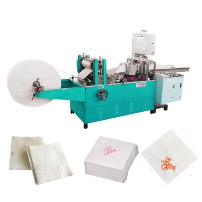 China Hotels Fuyuan Napkin Paper Making Machine Automatic Color Printing Napkin Paper Machine for sale