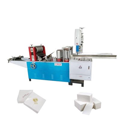 China Factory 2 color printing tissue paper napkin cutting machine napkin paper making machine for sale