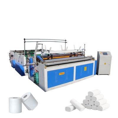 China New 1092 paper industry machine toilet paper slot slitter toilet paper rewinding machine for sale