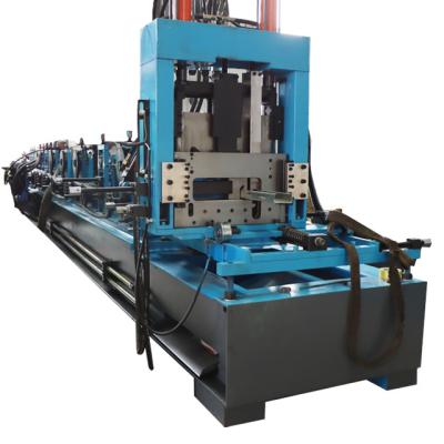 China Building Material Shops C Z Purlin Roll Forming Machine Full Automatic Metal Profile Steel Frame for sale