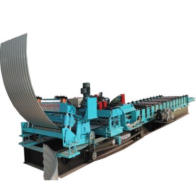 China Building Material Stores Galvanized Sheet Grain Bin Silo Roof Panel Top Roll Forming Machine Tile Making Machine for sale