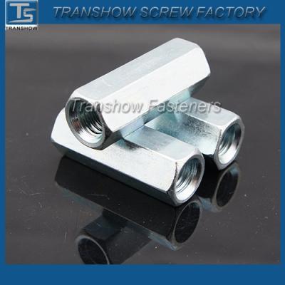 China Long Steel Nut Connector Hex Coupler Nut for sale