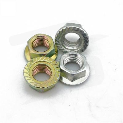 China IFI145 Heavy Industry ANSI 5/16 Grade 5 Self Lock Hex Flange Serrated Flange Nut In Stock, 2300 Pcs Unit Sales for sale