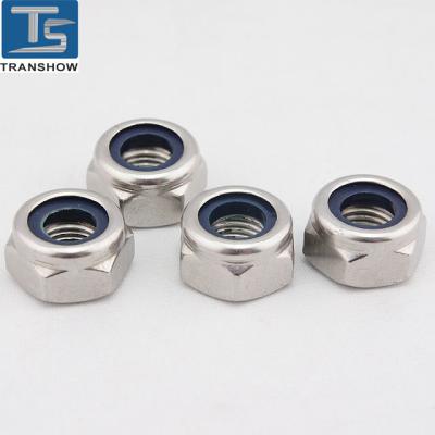 China China stainless steel DIN985 M8 insert nylon sppuly nylon lock nut for sale