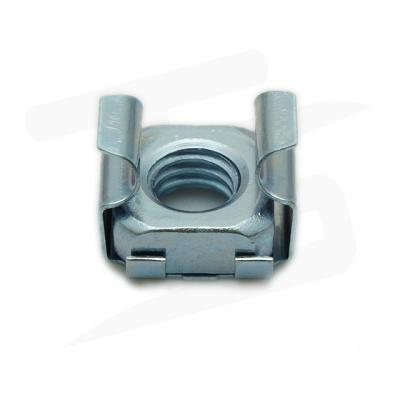 China M6 White Galvanized Cage Pulling Nut For PDU And Network Wiring Equipments for sale