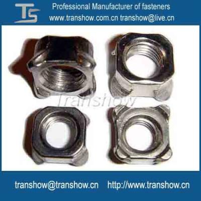 China CSA3 DIN929 Square Weld Nut and Hex Weld Nut for sale