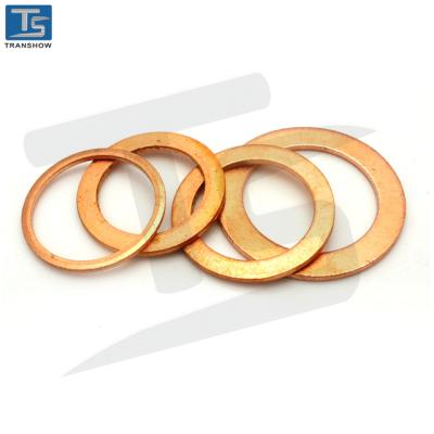 China General Industry Red Copper Flat Gasket For Sealing Use for sale