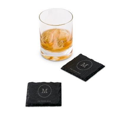 China Chinese industrial slate Coaster Set handicraft for sale